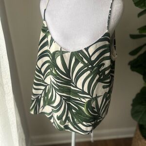 Tropical Leaf Print Camisole